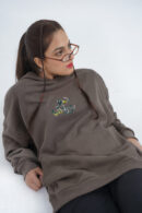Brown Nudrip Hoodie