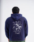 Blue midnight sketch hoodie