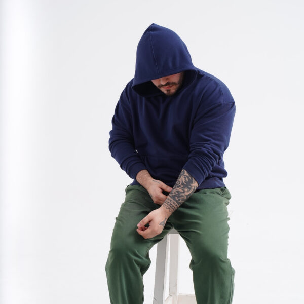 Blue midnight sketch hoodie